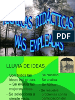 Clase 17 - Técnicas Didacticas Empleadas