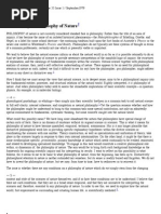 J. Compton, Reinventing the Philosophy of Nature,