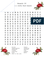 Saints Gifts Word Search