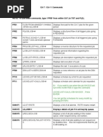 Ca7 Mainframe Commands | PDF