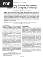 Download Documenting Software Requirements Specification Using R2UC Ontology by Journal of Computer Science and Engineering SN106334539 doc pdf