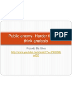 Public Enemy - Harder Than You Think Analysis