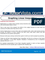 Graphing Linear Inequalities