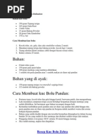 Download Resep Kue Bolu by canisa SN106345071 doc pdf