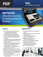 RAPTOR RXi Countersurveillance Receiver
