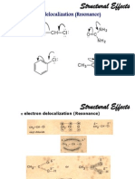 Electron Delocalization (Resonance) : CH CH CL .. ..