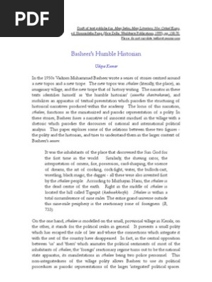 Basheer 3 Pdf Narrative Rhetoric