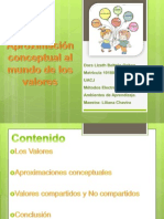 Aproximación conceptual los valores