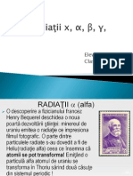 Radiaţii X, Gama Beta Si Delta