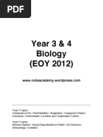 NotesAcademy - Year 3&4 Biology