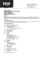 Conteúdo Programático - TGE