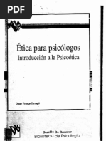 06.- Franca Tarrago, O Etica de La Investigacion en Psicologia y Psiq.