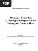 O Satânico Doutor Go A ideologia bonapartista de Golbery do Couto e Silva