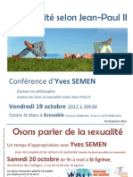 Affiche Conférence Yves Semen