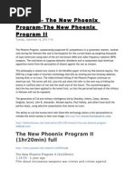 Monarch - The New Phoenix Program-The New Phoenix Program II