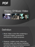 Download History of Music Video by Corey Mason-Seifert SN106390450 doc pdf