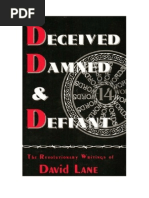 David Lane - Deceived Damned and Defiant