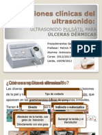 Ultrasonido pulsátil para úlceras dérmicas