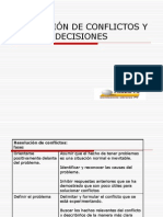 Resolucion de Conflictos y Toma de Decisiones