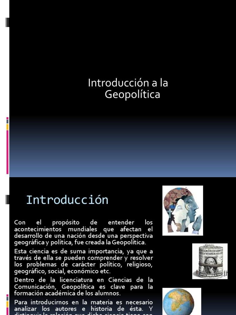 qué es la geopolitica | PDF | Geopolítica | Geografía