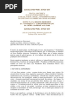 Discurso Do Papa Bento Xvi - Aparecida