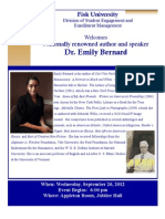 Dr. Emily Bernard Speaks at Fisk University