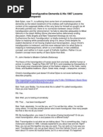 Download Bob Dylans Transfigurative Dementia  His 1987 Locarno Epiphany Compared by Messianic Dylanologist SN106414222 doc pdf