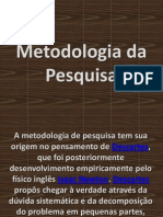 Metodologia Da Pesquisa