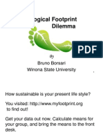 The Ecological Footprint Dilemma: Bruno Borsari Winona State University