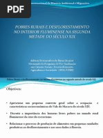 Apresentação - lavradores pobres e desflorestamento