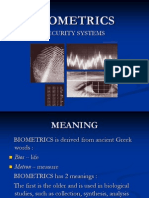 Biometrics: Security Systems