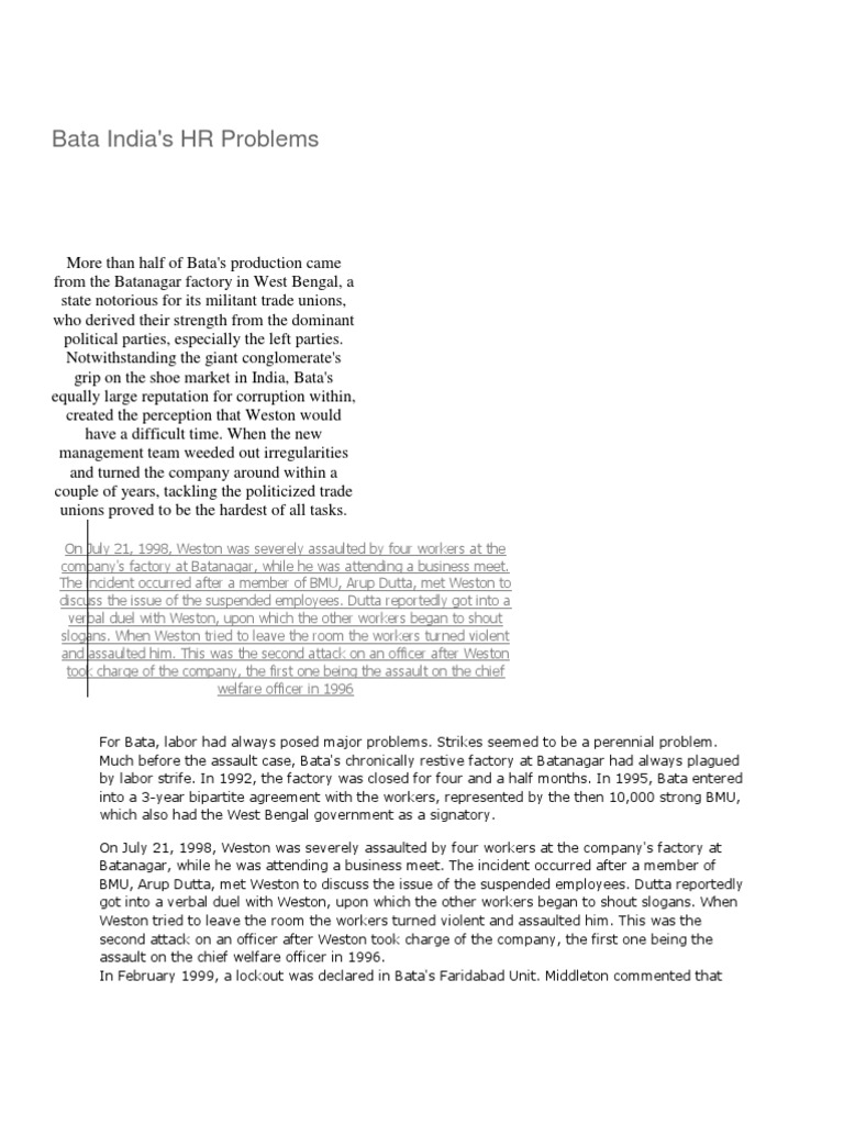 Case study on trade union disputes picture