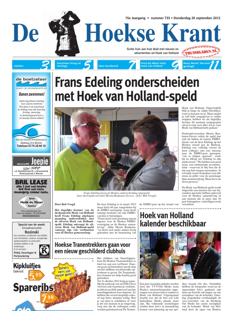 Hoekse Krant Week 38 | PDF