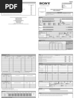 Sony Scholarship ApplicationForm