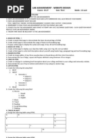 Lab Assignment Bscit III