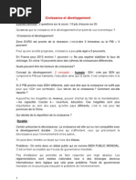 Croissance et développement S5