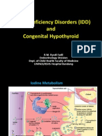 Iodine Deficiency Disorders (IDD) and Congenital Hypothyroid