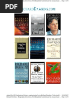 Richard Dawkins - His Research and Books