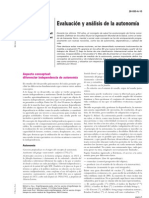 Evaluacion y Analisis de La Autonomia