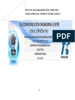 COMPANY BACKGROUND AND ITS ORGANISATIONAL STRUCTURE TEC