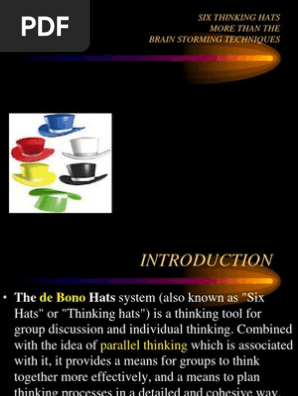 Six Thinking Hats Pdf