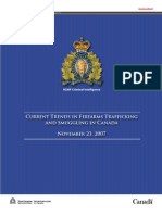 Current Trends in Firearms Trafficking and Smuggling in Canada November 23, 2007