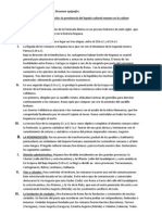 2.3 Conquista y Romanización: La Perviviencia Del Legado Cultural Romano en La Cultura Hispánica.