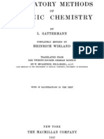 Laboratory Methods of Organic Chemistry - Gatterman