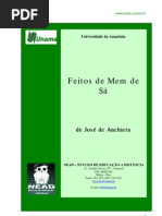 Anchieta - Feitos de Mem de Sá