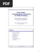 Vector IRAM: A Microprocessor Architecture For Media Processing