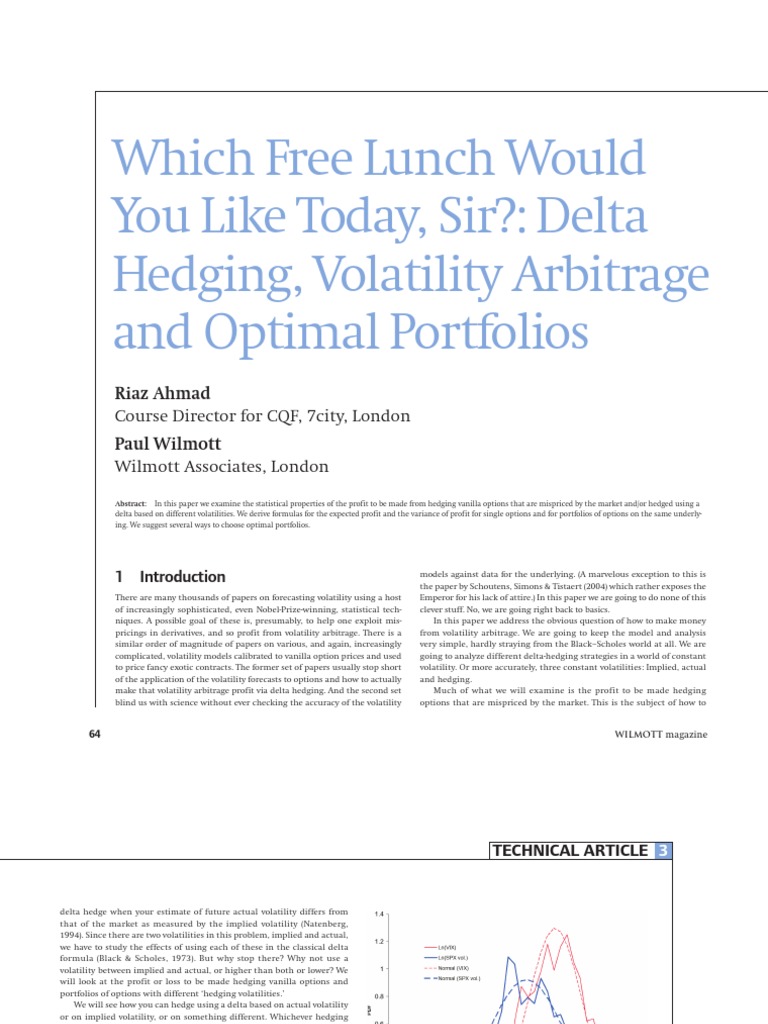 Volatility Arbitrage Strategies for Profiting from Mispriced Options ...