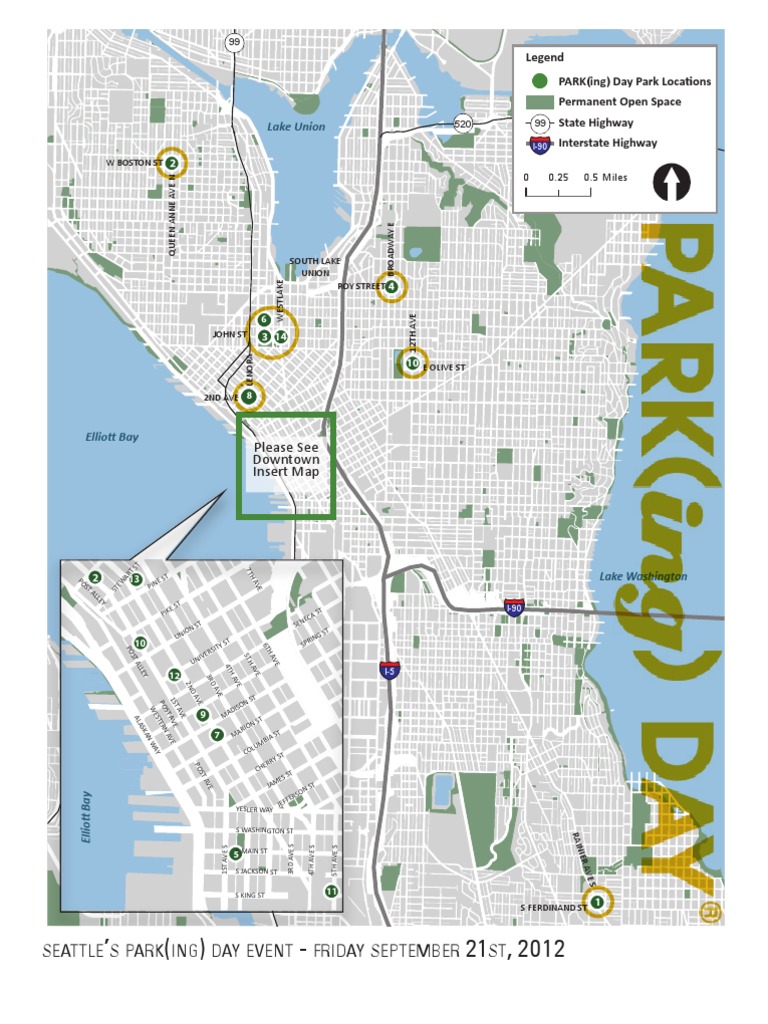 12 - 0917 Parking Day 2012 Site Location Map | PDF | Land Management ...