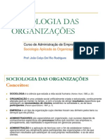 Sociologia Das Organizacoes
