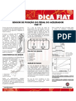 Sensor de Posicao Do Pedal Do Acelerador Fiat TT Agosto